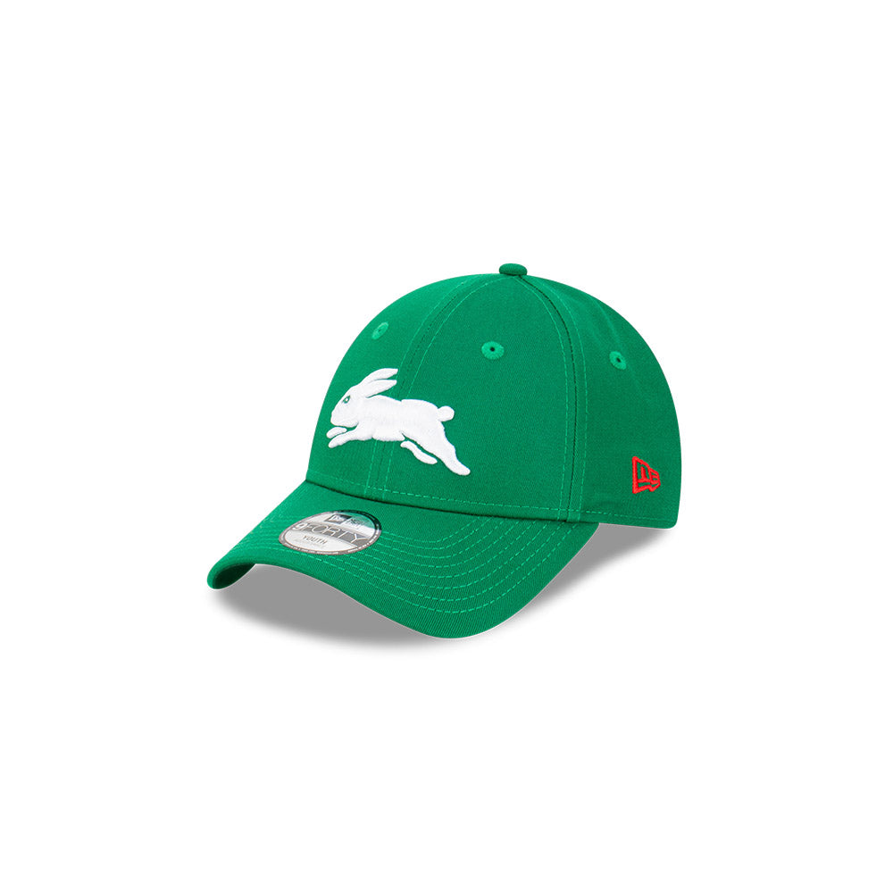South Sydney Rabbitohs Kids Hat - NRL 2024 Official Team Colour 9Forty Strapback Cap - New Era
